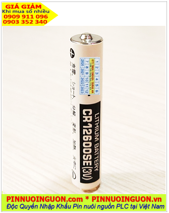 Pin CR12600SE _Pin Sanyo CR12600SE; Pin nuôi nguồn PLC Sanyo CR12600SE 7/5AAA 1500mAh chính hãng _Xuất xứ NHẬT 